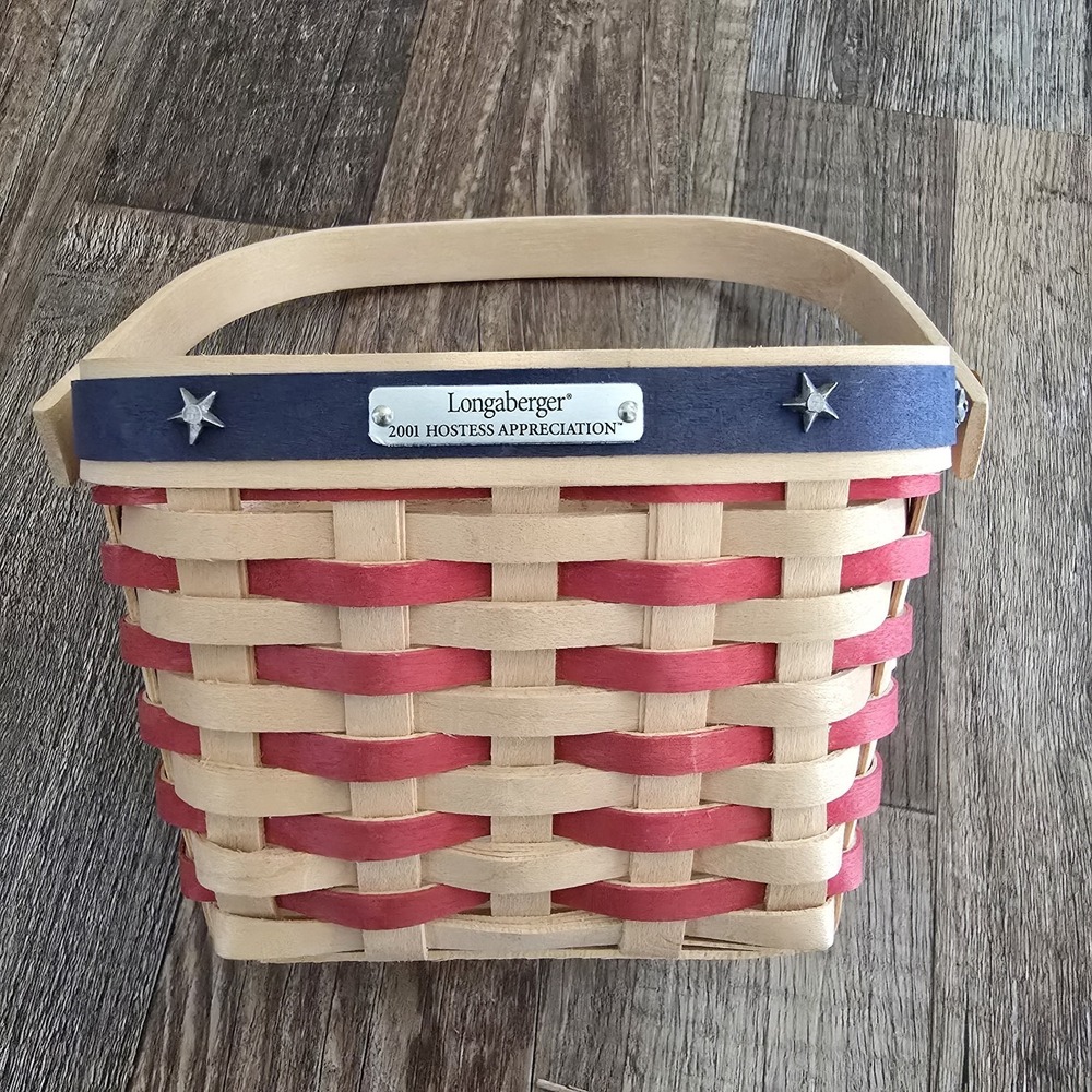 Longaberger 2001 Inaugural Basket  &‎  Protector Hostess Appreciation